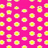 Bright Cheerful Floral Illustration(Pink)