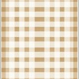 Modern Beige Checkerboard Area Geometric Plaid(Beige)