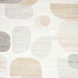Ultra Soft Area Rug, Non Slip, Stain Resistant, Washable Area Rugs for Living Room, Bedroom, Elegant White and Beige Patterned(Beige)