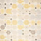 Mid Century Modern Spotted Geometric in Beige and Ivory(Beige)