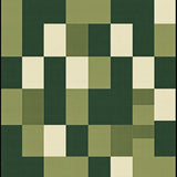 Luxurious Fuzzy Trellis Design(Green)