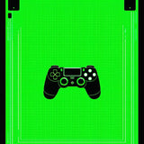 Bold Color Blocked Geometric Style(Green)