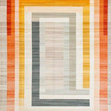 Ultra Soft Area Rug, Non Slip, Stain Resistant, Washable Area Rugs for Living Room, Bedroom, Elegant Earthy Toned Tufting(Orange)