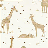 Ultra Soft Area Rug, Non Slip, Stain Resistant, Washable Area Rugs for Living Room, Bedroom, Safari Adventure With Gentle Beige Animal Outlines For Playful Decor(Beige)