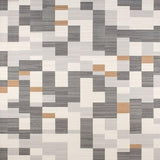 Ultra Soft Area Rug, Non Slip, Stain Resistant, Washable Area Rugs for Living Room, Bedroom, Modern Entryway Geometric Gray & Beige Design(Gray)