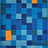 Striking Minimalist Linear Art(Blue)