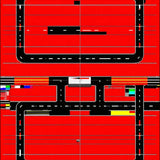 Colorful Finish Line Play Area(Red)