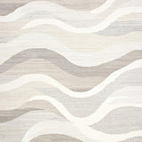 Elegant Cream Geometric Waves(Beige)