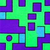 Ultra Soft Area Rug, Non Slip, Stain Resistant, Washable Area Rugs for Living Room, Bedroom, Charming Bright Abstract Elements(Purple)