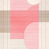 Ultra Soft Area Rug, Non Slip, Stain Resistant, Washable Area Rugs for Living Room, Bedroom, Graceful Contemporary Patterned Flow(Pink)
