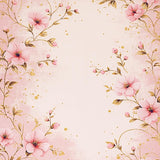 Artistic Edged Floral Style(Pink)