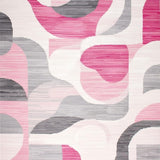 Striking Contemporary Geometric Blend(Pink)