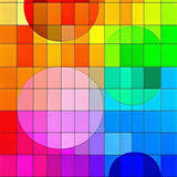 Lively Dynamic Circle Aesthetic(Red)