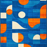 Chic Modern Tiled Styles(Blue)