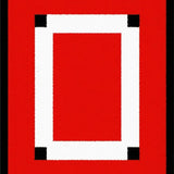 Ultra Soft Area Rug, Non Slip, Stain Resistant, Washable Area Rugs for Living Room, Bedroom, Vibrant Abstract Gaming Aesthetic(Red)