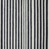 Ultra Soft Area Rug, Non Slip, Stain Resistant, Washable Area Rugs for Living Room, Bedroom, Bold Stripe Area Rug, Contrasting Hues(Black)