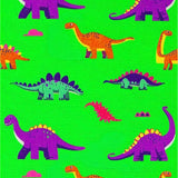 Cheerful Dino Parade Decorative Style(Green)