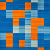 Chic Bright Geometric Arrangement(Blue)