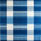 Contemporary Space Dyed Plaid Visual(Blue)