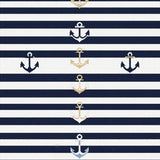 Ultra Soft Area Rug, Non Slip, Stain Resistant, Washable Area Rugs for Living Room, Bedroom, Contemporary Blue and Ivory Stripes(Blue)