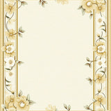 Ultra Soft Area Rug, Non Slip, Stain Resistant, Washable Area Rugs for Living Room, Bedroom, Entryway Floral Design in Subtle Beige Colors(Beige)