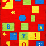 Lively Multicolor Learning Design(Red)