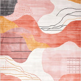 Contemporary Light Pink Visual Harmony(Pink)