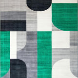 Ultra Soft Area Rug, Non Slip, Stain Resistant, Washable Area Rugs for Living Room, Bedroom, Minimalist Soft Toned Design(Gray)