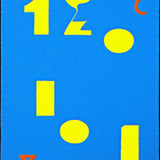 Interactive Multicolored Shape Composition(Blue)