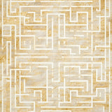 Ultra Soft Area Rug, Non Slip, Stain Resistant, Washable Area Rugs for Living Room, Bedroom, Gilded Maze Beige & Gold Geometric Area Modern Style(Gold)