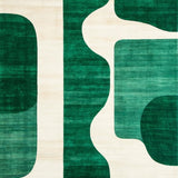 Abstract Irregular Line Composition(Green)
