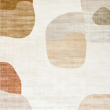 Ultra Soft Area Rug, Non Slip, Stain Resistant, Washable Area Rugs for Living Room, Bedroom, Neutral Toned Area with Subtle Boho Mottled and Earthy Hues(Beige)