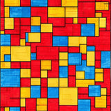 Lively Textured Layered Aesthetic(Red)