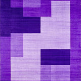 Ultra Soft Area Rug, Non Slip, Stain Resistant, Washable Area Rugs for Living Room, Bedroom, Contemporary Soft Shag Aesthetic(Purple)