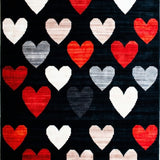 Elegant Heart Shaped Modern(Black)