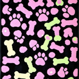 Ultra Soft Area Rug, Non Slip, Stain Resistant, Washable Area Rugs for Living Room, Bedroom, Charming Fun Dog Theme Aesthetic(Pink)