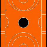 Ultra Soft Area Rug, Non Slip, Stain Resistant, Washable Area Rugs for Living Room, Bedroom, Energetic Orange and Black Design(Orange)