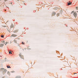 Ultra Soft Area Rug, Non Slip, Stain Resistant, Washable Area Rugs for Living Room, Bedroom, Serene Minimalist Blush Touch(Pink)