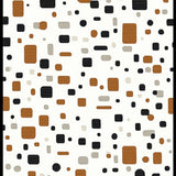 Ultra Soft Area Rug, Non Slip, Stain Resistant, Washable Area Rugs for Living Room, Bedroom, Cozy Earthy Toned Print(White)