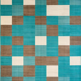 Elegant Earthy Geometric Tones(Blue)