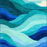 Ultra Soft Area Rug, Non Slip, Stain Resistant, Washable Area Rugs for Living Room, Bedroom, Whimsical Blue Swirl Theme(Blue)