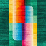 Luxurious Modern Lattice Arrangement(Green)