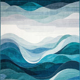 Ultra Soft Area Rug, Non Slip, Stain Resistant, Washable Area Rugs for Living Room, Bedroom, Coastal Breeze Area Rug Grey & Blue Washable Carpet(Blue)