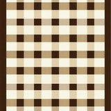 Ultra Soft Area Rug, Non Slip, Stain Resistant, Washable Area Rugs for Living Room, Bedroom, Classic Earthy Checkered Aesthetic(Beige)