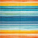 Ultra Soft Area Rug, Non Slip, Stain Resistant, Washable Area Rugs for Living Room, Bedroom, Bold Teal and Orange Swirl(Orange)