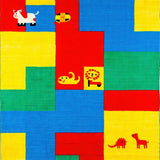Ultra Soft Area Rug, Non Slip, Stain Resistant, Washable Area Rugs for Living Room, Bedroom, Vibrant Animal Alphabet Aesthetic(Red)