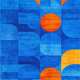 Contemporary Vibrant Wave Design(Blue)