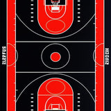 Chic Graphic Court Design(Black)