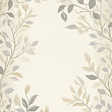 Ultra Soft Area Rug, Non Slip, Stain Resistant, Washable Area Rugs for Living Room, Bedroom, Urban Canopy Area with Stylized Botanical and Gentle Animal Shapes(Beige)