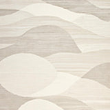 Ultra Soft Area Rug, Non Slip, Stain Resistant, Washable Area Rugs for Living Room, Bedroom, Long Runner Featuring a Subtle Wave Design in Beige(Beige)